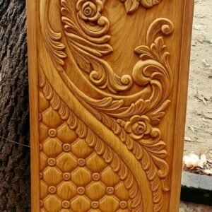 Royal Scrollwork Carved Door
